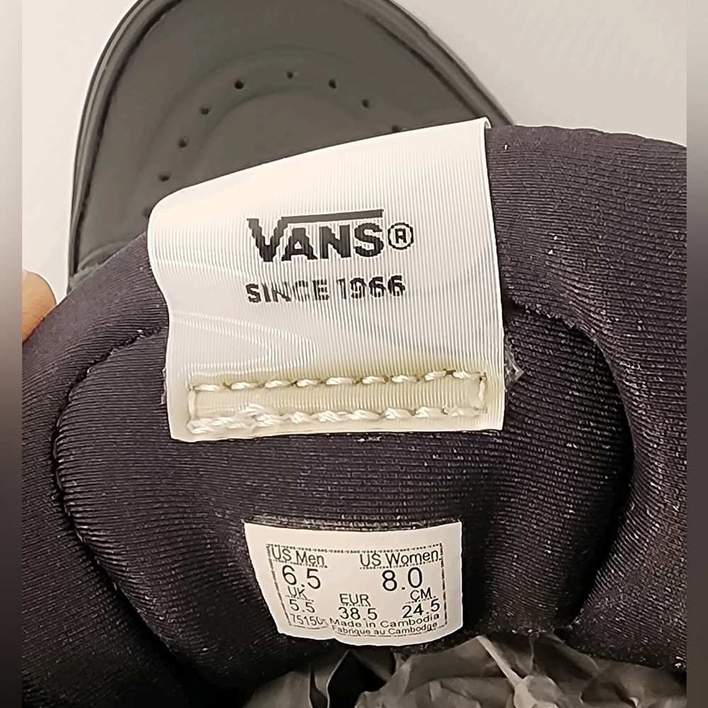 Vans' SK8-HI XL UNISEX Genuine Leather High-Top Skate Active Shoes NWOT 6.5M/8W - Picture 7 of 12